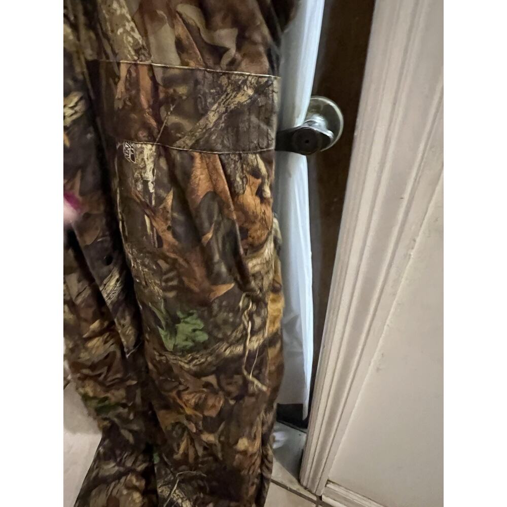 Walls Vintage Brown Camo Waterproof Wind roof Waders Sz Xl Leg Storm Flaps - Picture 3 of 9
